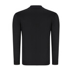 Lightweight Fleece Polos // Set Of 2 // Black + Khaki (S)