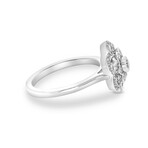 Kwiat // 18K White Gold Diamond Statement Flower Ring // Ring Size: 5.75 // New
