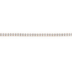 Ina Mar // 18K Rose Gold Diamond Tennis Bracelet // 7.25" // New