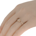 Kwiat // 18K Rose Gold Diamond Button Ring // Ring Size: 6.25 // New