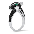 Sterling Silver Black Panther CZ Ring (5)