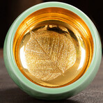 Longquan Celadon 24k Gold Teacup