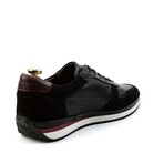 Soft Mix Nubuck Genuine Leather Shoes // Black (Euro: 42)