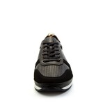 Soft Mix Nubuck Genuine Leather Shoes // Black (Euro: 42)