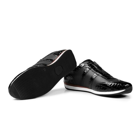 Swanky Genuine Leather Shoes // Black (Euro: 39)