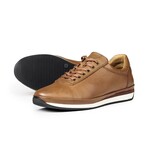 Men's Plain Genuine Leather Casual Shoes // Tobacco (Euro: 42)