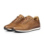 Men's Plain Genuine Leather Casual Shoes // Tobacco (Euro: 44)