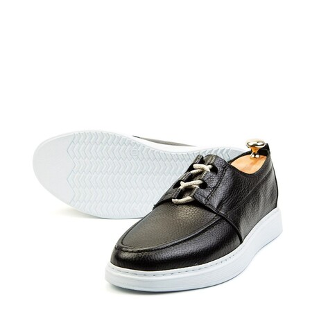 Marine Genuine Leather Shoes // Black (Euro: 39)