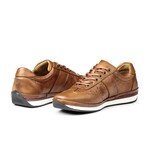 Men's Ostrich Genuine Leather Casual Shoes // Tobacco (Euro: 43)