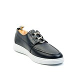 Marine Genuine Leather Shoes // Navy Blue (Euro: 46)