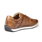 Men's Ostrich Genuine Leather Casual Shoes // Tobacco (Euro: 45)