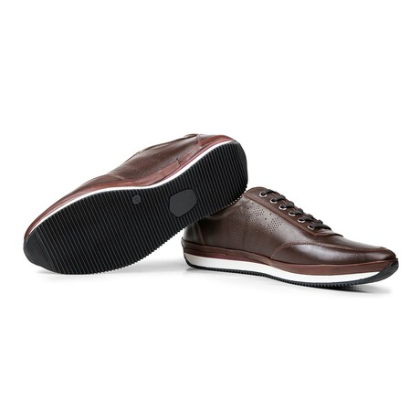 Fagola Genuine Leather Shoes // Brown (Euro: 39)