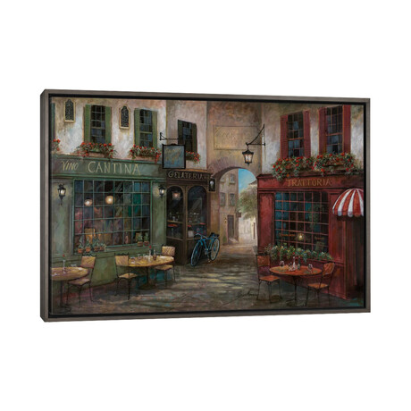 Courtyard Ambiance by Ruane Manning (18"H x 26"W x 1.5"D)