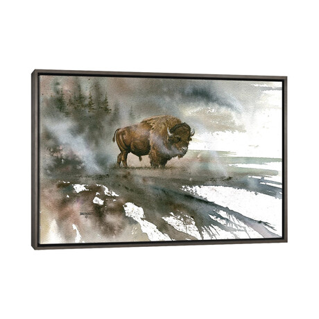 Bison by Dave Bartholet (18"H x 26"W x 1.5"D)