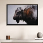 Bison by Andreas Lie (18"H x 26"W x 1.5"D)