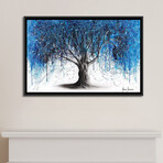 Blue Midnight Tree by Ashvin Harrison (18"H x 26"W x 1.5"D)