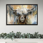 Highland Cow I by Studio Paint-Ing (18"H x 26"W x 1.5"D)