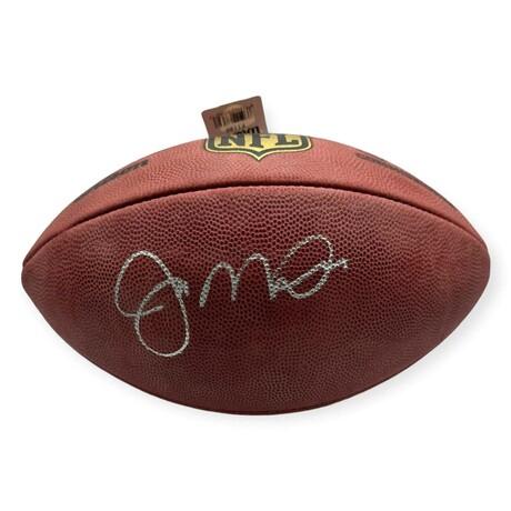 Joe Montana // San Fransisco 49ers // Autographed Official NFL Duke Football