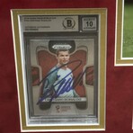 Cristiano Ronaldo // Autographed 2018 Panini Prizm World Cup Card + Framed Collage