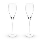 Raye Angled Crystal Prosecco Glasses