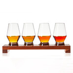 Raye Crystal Spirits Tasting Glass Flight