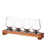 Raye Crystal Spirits Tasting Glass Flight
