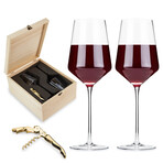 Raye Wine Glass and Corkscrew Gift Box