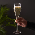 Raye Angled Crystal Prosecco Glasses