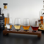 Raye Crystal Spirits Tasting Glass Flight