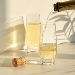Raye Weighted Stemless Champagne Flutes