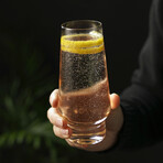 Raye Weighted Stemless Champagne Flutes