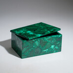 Genuine Malachite Jewelry Box // 1.6 lbs