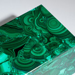 Genuine Malachite Jewelry Box // 1.6 lbs