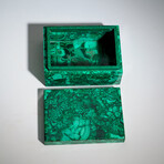 Genuine Malachite Jewelry Box // 1.7 lbs