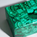 Genuine Malachite Jewelry Box // 1.8 lbs