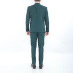 3-Piece Slim Fit Suit // Ocean Blue (Euro: 48)