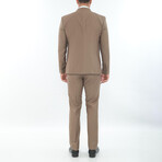 3-Piece Slim Fit Suit // Beige (Euro: 58)