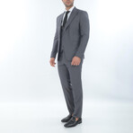 3-Piece Slim Fit Suit // Dark Gray (Euro: 56)