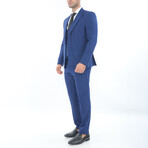 3-Piece Slim Fit Suit // Blue (Euro: 46)