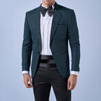 3-Piece Slim Fit Tuxedo // Green (Euro: 48)