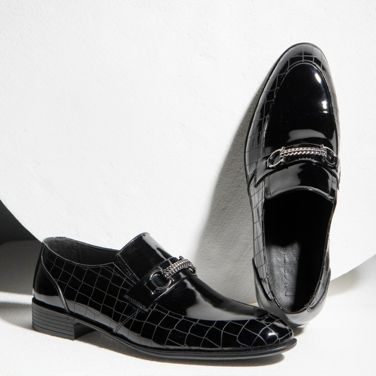 Classic Loafers // Bright Black (Euro: 40) - Ducavelli Dress Shoes ...