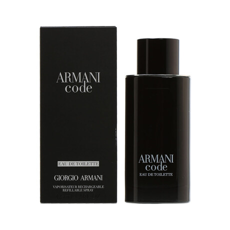 Men's Fragrance // Armani Code Men Refillable by Giorgio Armani EDT Spray // 4.2 oz