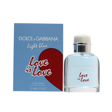 Men's Fragrance // Dolce & Gabbana Light Blue Love Is Love Mens EDT Spray // 2.5 oz