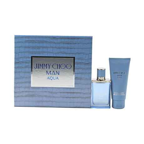 Men's Fragrance Gift Set // Jimmy Choo Aqua Man Set (1.7 oz EDT/ 3.4 oz Shower Gel) // SET
