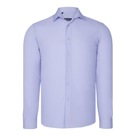 Button Up Shirt // Light Sapphire (S)