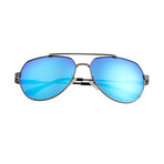 Costa Polarized Sunglasses // Gunmetal Frame + Blue Lens
