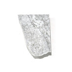 Pacific White Marble Irregular Charcuterie Board with 2 Live Edges