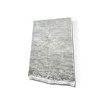 Pacific White Marble Rectangular Charcuterie Board with 1 Live Edge // V11