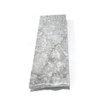 Pacific White Marble Rectangular Charcuterie Board with 1 Live Edge // V6