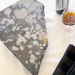 Orca Black  Marble Irregular Live Edge Charcuterie Board